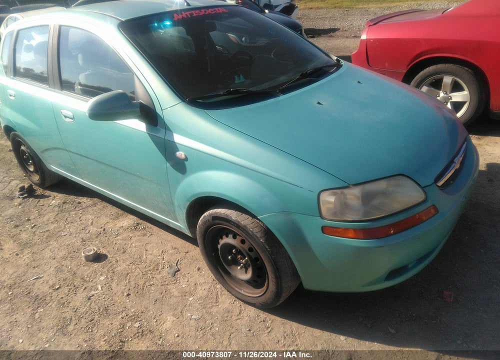 2005 CHEVROLET AVEO LS VIN: KL1TD62675B299513