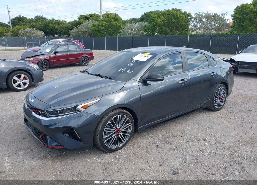 2022 KIA FORTE GT VIN: 3KPF44AC8NE451576