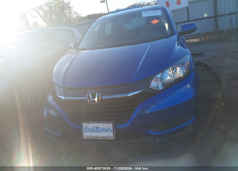 2018 HONDA HR-V LX VIN: 3CZRU6H32JM712449