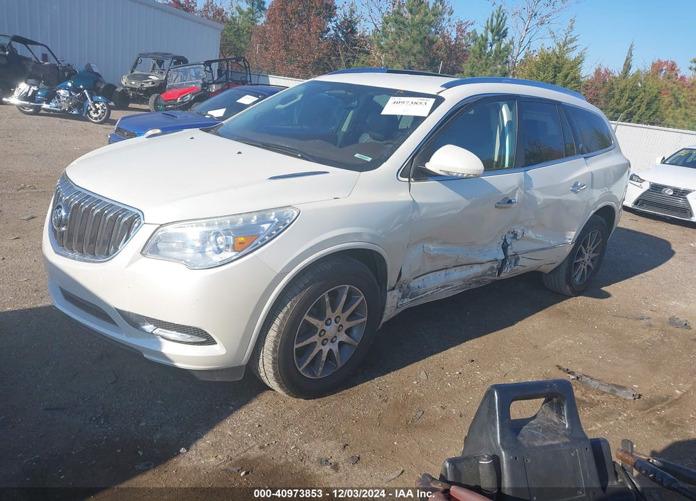 2014 BUICK ENCLAVE LEATHER VIN: 5GAKRBKD7EJ218417