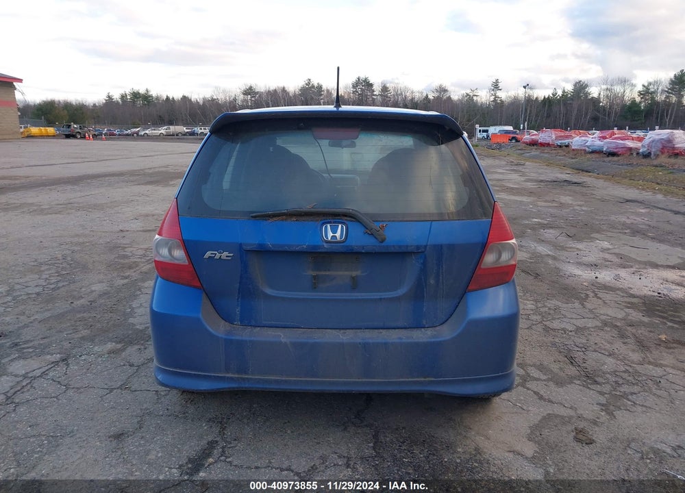 2007 HONDA FIT SPORT VIN: JHMGD38627S053924