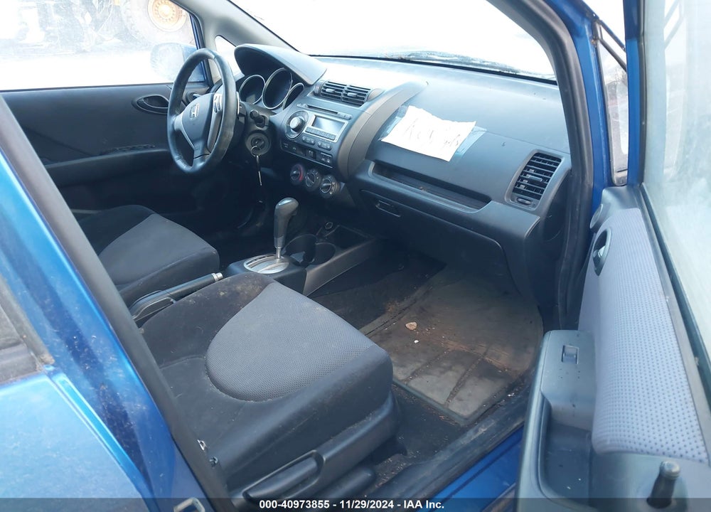 2007 HONDA FIT SPORT VIN: JHMGD38627S053924
