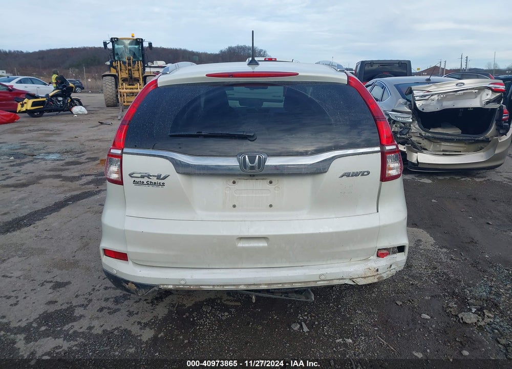 2015 HONDA CR-V EX-L VIN: 5J6RM4H7XFL005521