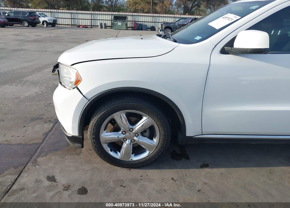 2013 DODGE DURANGO SXT VIN: 1C4RDHAGXDC698675