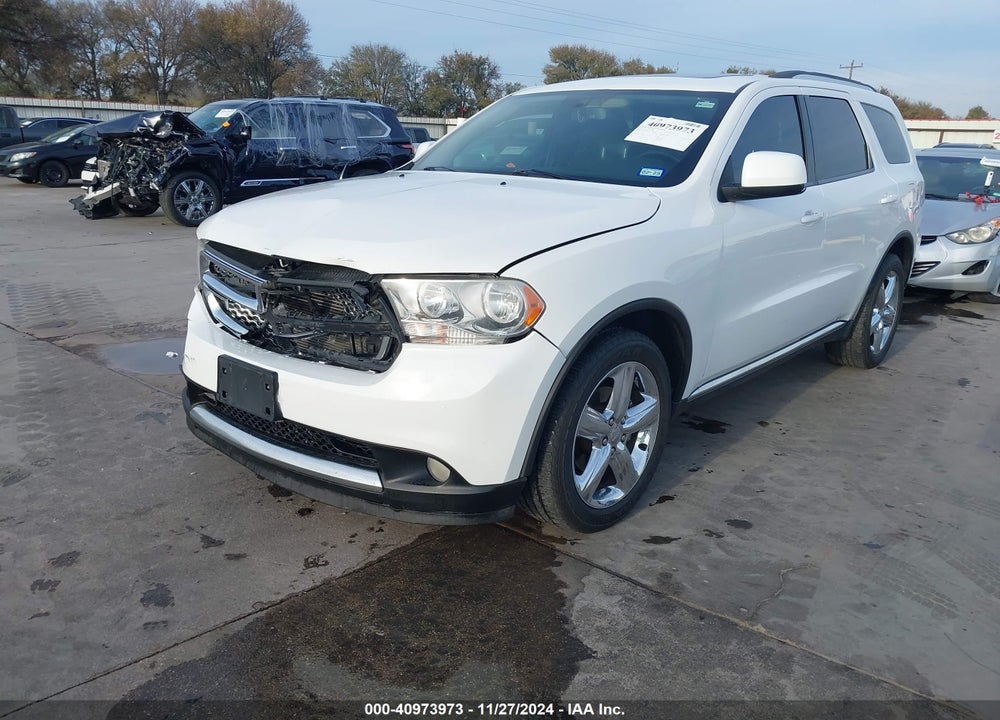 2013 DODGE DURANGO SXT VIN: 1C4RDHAGXDC698675