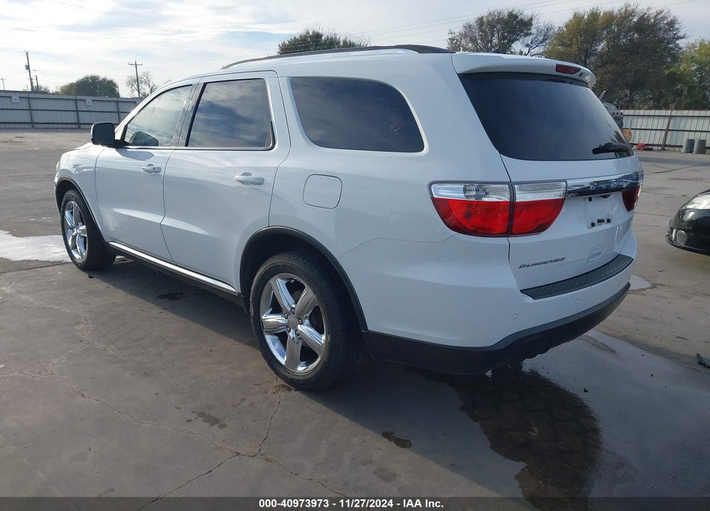 2013 DODGE DURANGO SXT VIN: 1C4RDHAGXDC698675