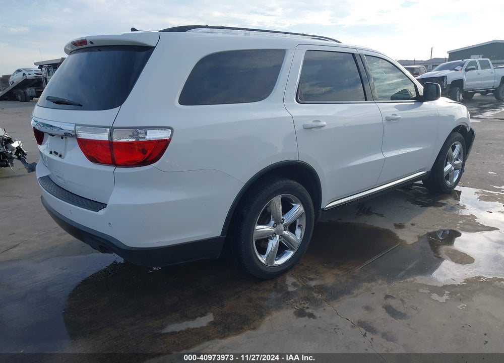 2013 DODGE DURANGO SXT VIN: 1C4RDHAGXDC698675