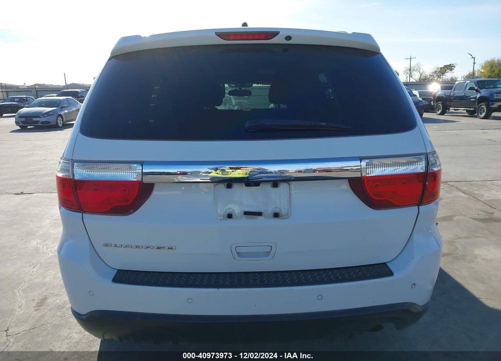 2013 DODGE DURANGO SXT VIN: 1C4RDHAGXDC698675