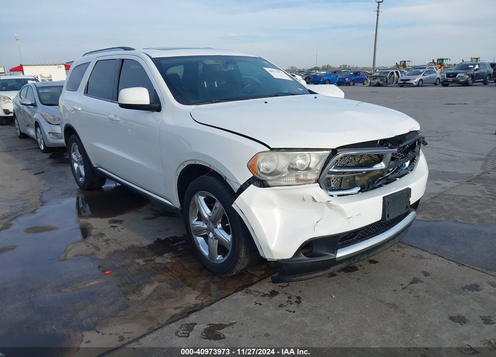 2013 DODGE DURANGO SXT VIN: 1C4RDHAGXDC698675