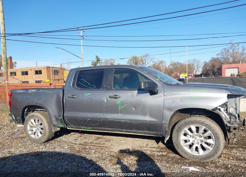 2021 CHEVROLET SILVERADO 1500 4WD SHORT BED CUSTOM VIN: 1GCPYBEH2MZ156639