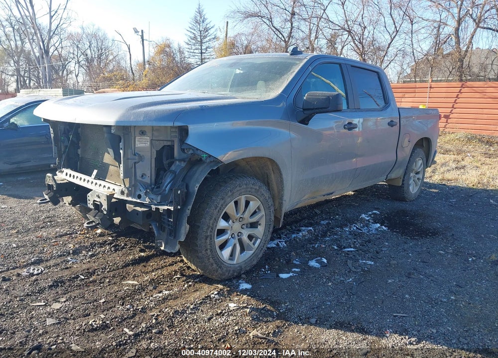 2021 CHEVROLET SILVERADO 1500 4WD SHORT BED CUSTOM VIN: 1GCPYBEH2MZ156639