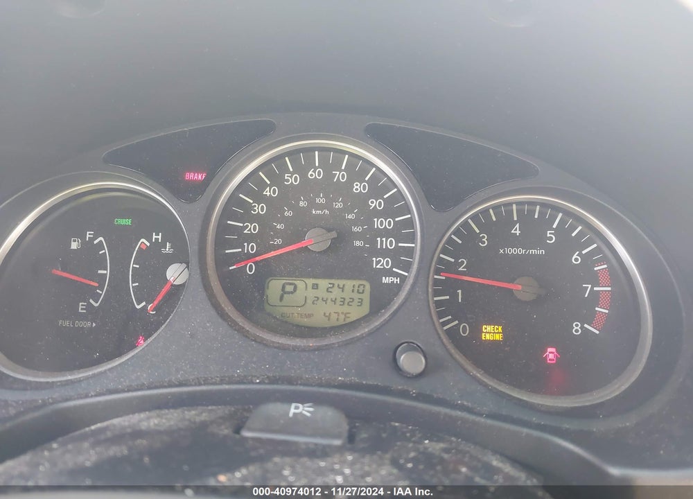 2006 SUBARU FORESTER 2.5X VIN: JF1SG656X6H728624