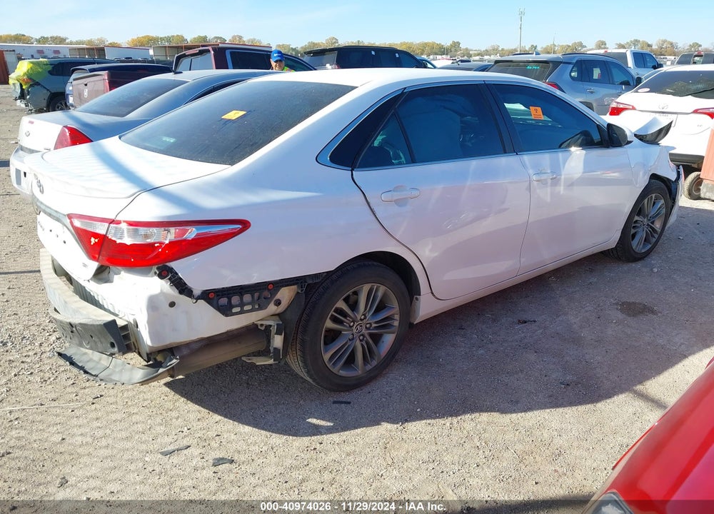 2016 TOYOTA CAMRY SE VIN: 4T1BF1FK8GU543004