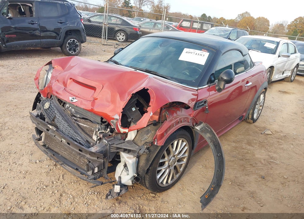 2015 MINI COOPER COUPE VIN: WMWSX1C54FT508123