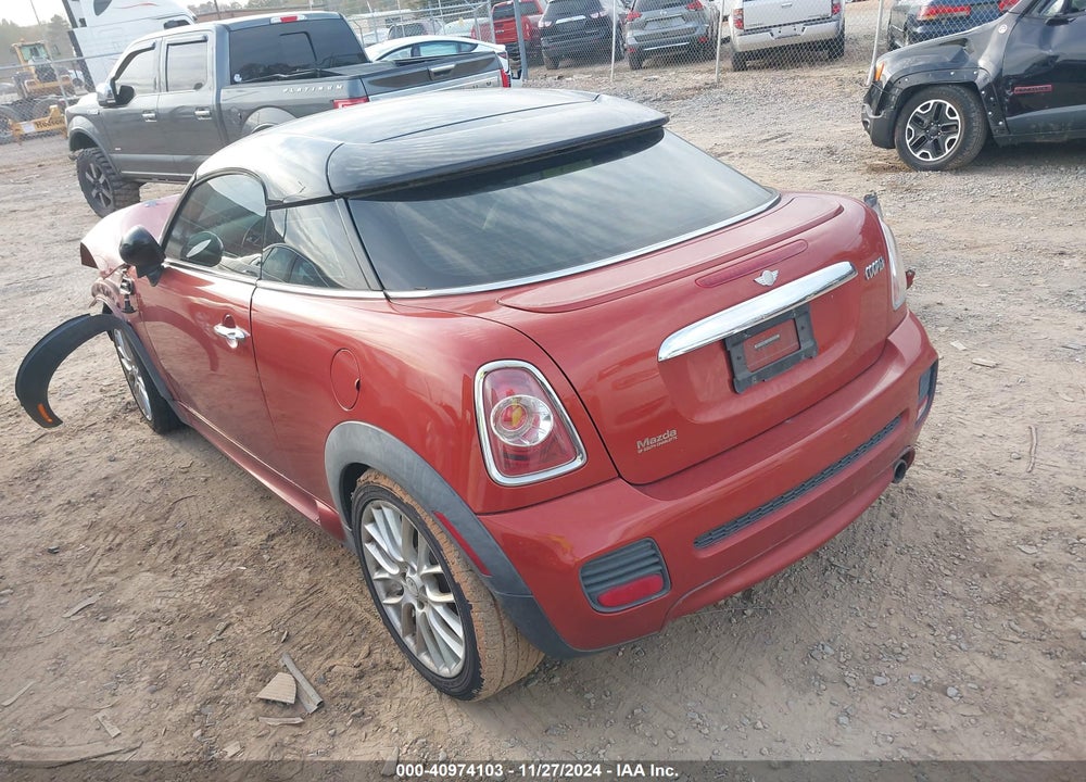 2015 MINI COOPER COUPE VIN: WMWSX1C54FT508123