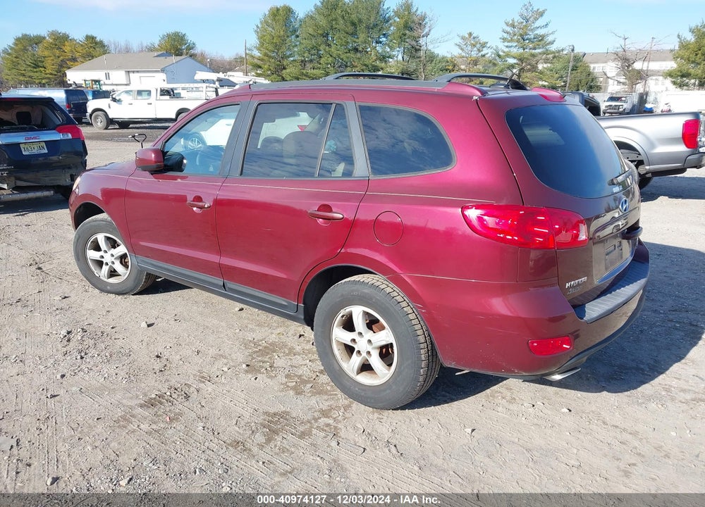 2007 HYUNDAI SANTA FE GLS VIN: 5NMSG73D57H081647
