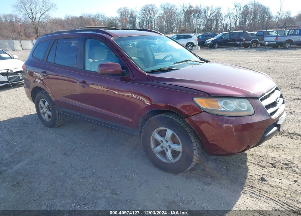 2007 HYUNDAI SANTA FE GLS VIN: 5NMSG73D57H081647