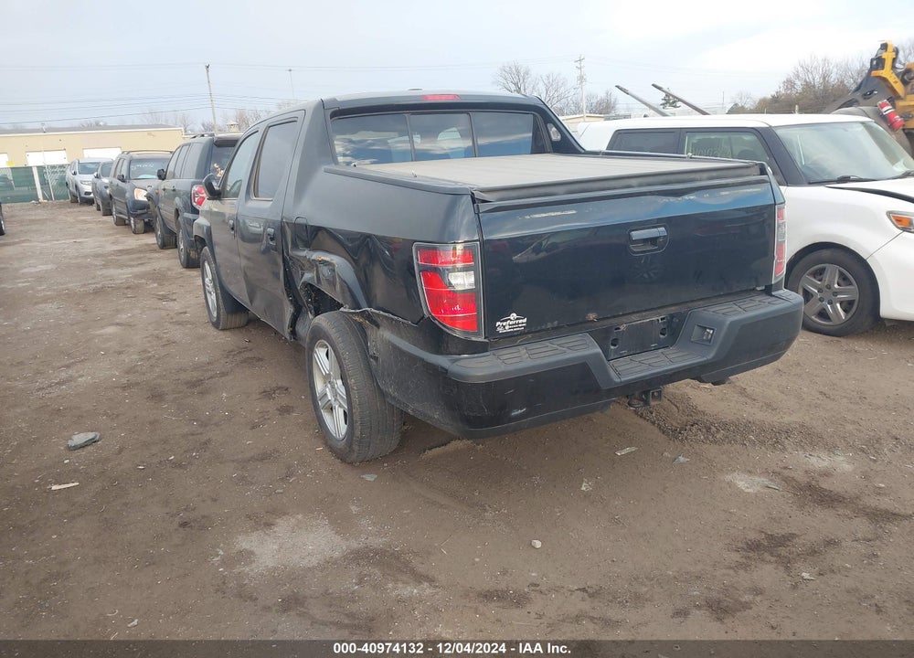 2013 HONDA RIDGELINE RTL VIN: 5FPYK1F58DB004916