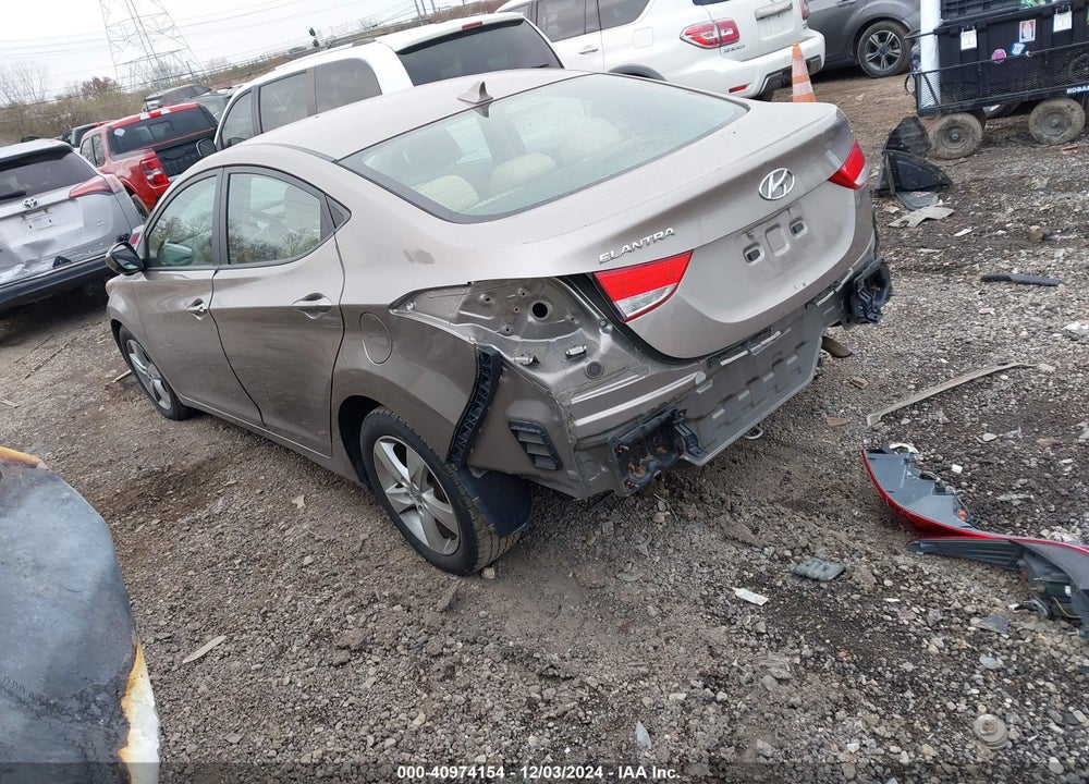 2012 HYUNDAI ELANTRA GLS VIN: 5NPDH4AE7CH149086