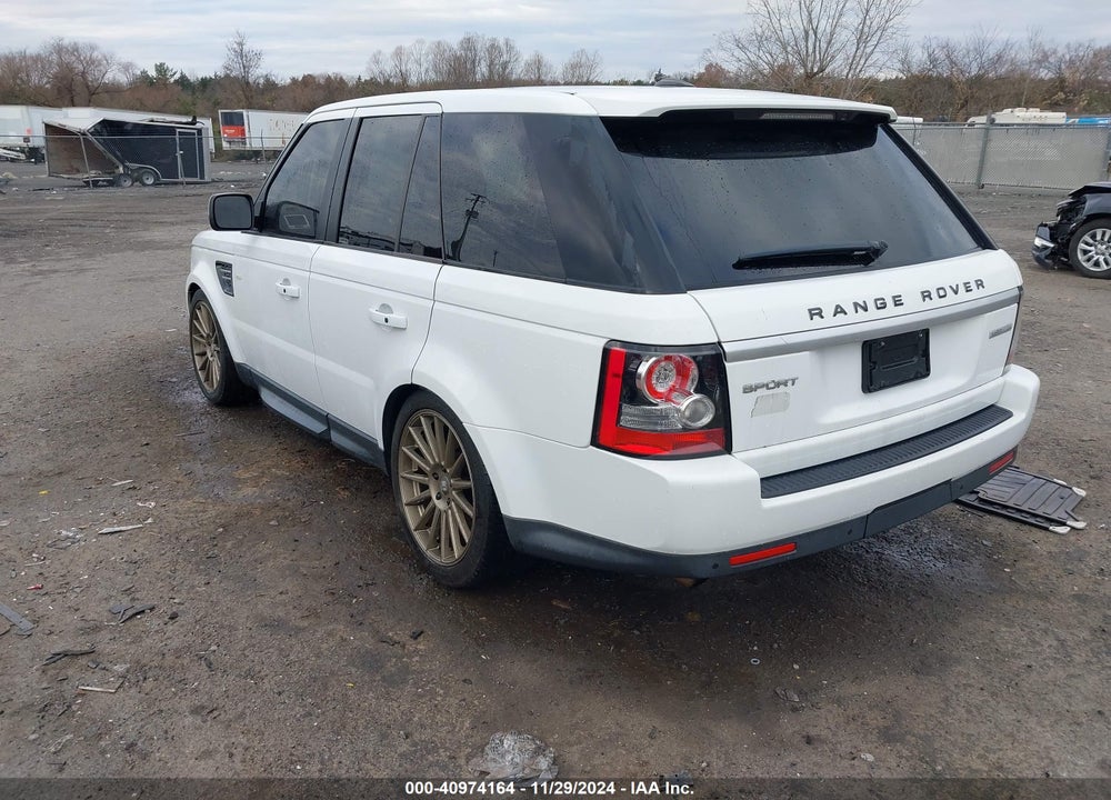 2012 LAND ROVER RANGE ROVER SPORT HSE VIN: SALSK2D48CA753746