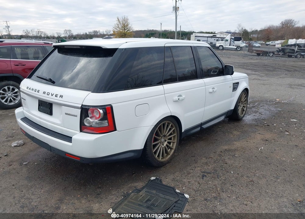 2012 LAND ROVER RANGE ROVER SPORT HSE VIN: SALSK2D48CA753746