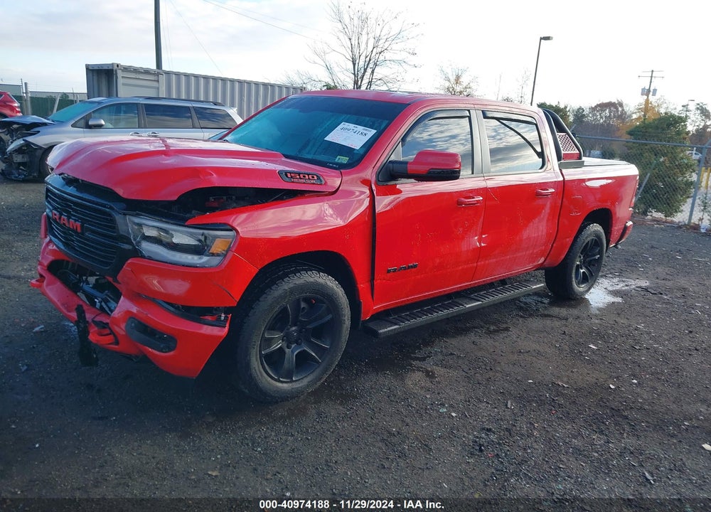 2020 RAM 1500 BIG HORN 4X4 5'7 BOX VIN: 1C6SRFFT0LN305595