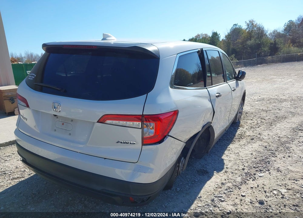 2019 HONDA PILOT LX VIN: 5FNYF6H1XKB067565