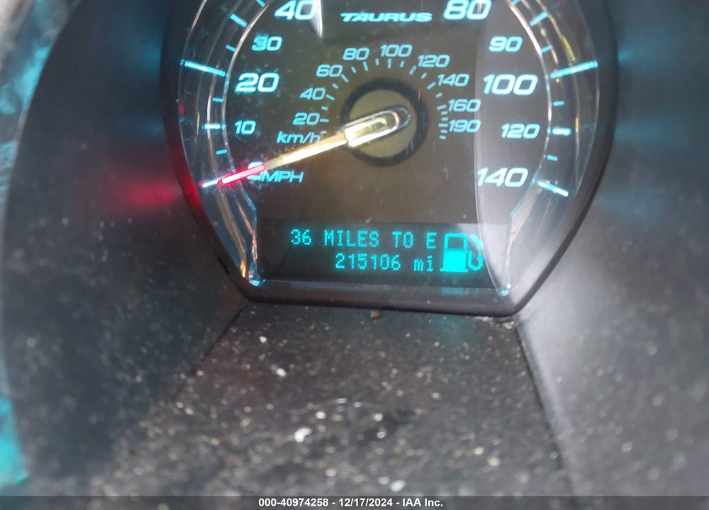 2010 FORD TAURUS SE VIN: 1FAHP2DW4AG120939