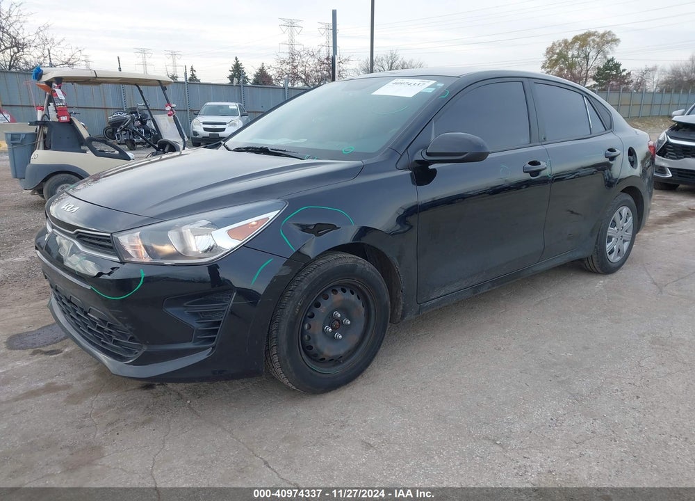 2022 KIA RIO S VIN: 3KPA24AD5NE477965