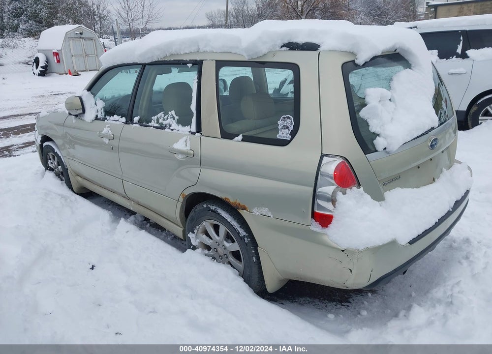 2006 SUBARU FORESTER 2.5X VIN: JF1SG65626H759480