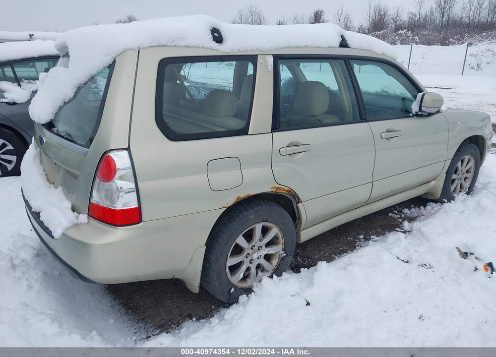 2006 SUBARU FORESTER 2.5X VIN: JF1SG65626H759480