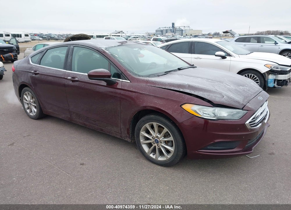 2017 FORD FUSION SE VIN: 3FA6P0HD7HR156468