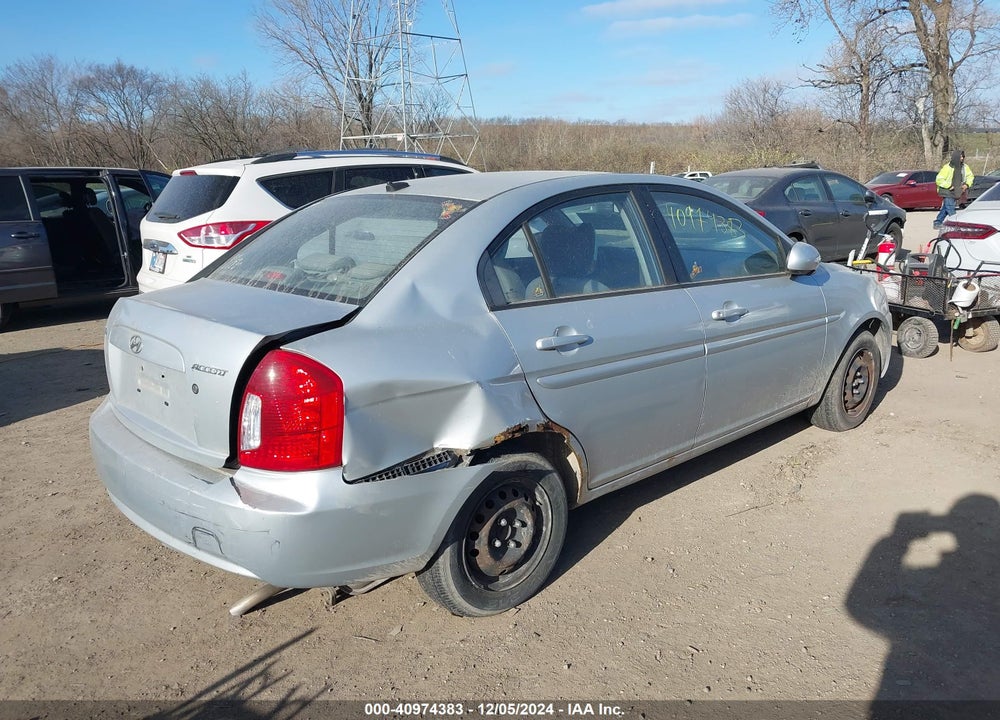 2010 HYUNDAI ACCENT GLS VIN: KMHCN4AC6AU447839