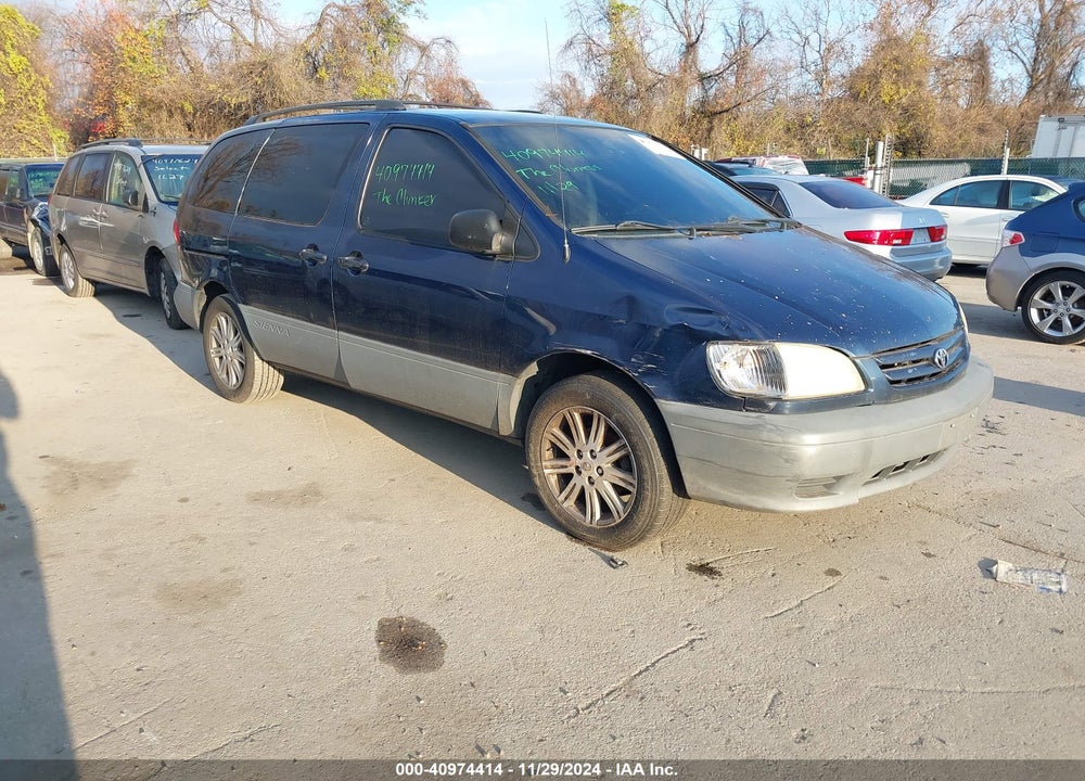 2002 TOYOTA SIENNA LE VIN: 4T3ZF13C52U481380