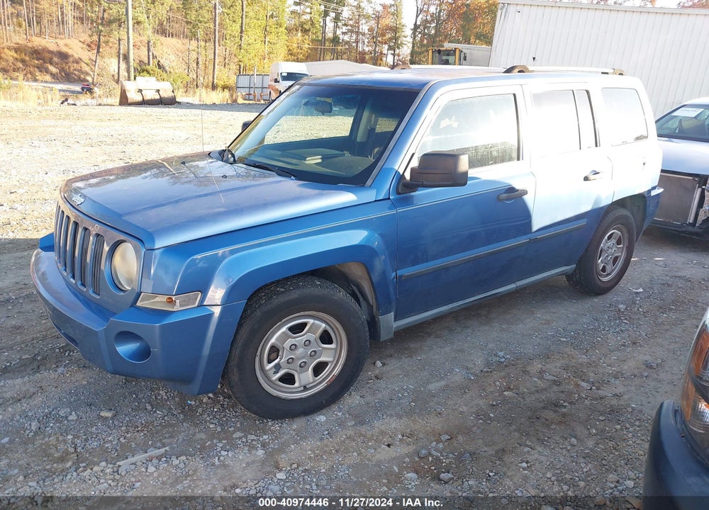 2007 JEEP PATRIOT SPORT VIN: 1J8FF28W17D307735