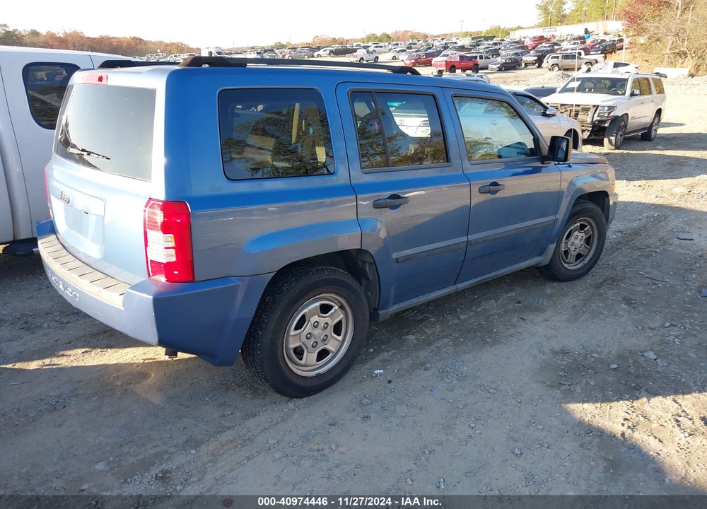 2007 JEEP PATRIOT SPORT VIN: 1J8FF28W17D307735