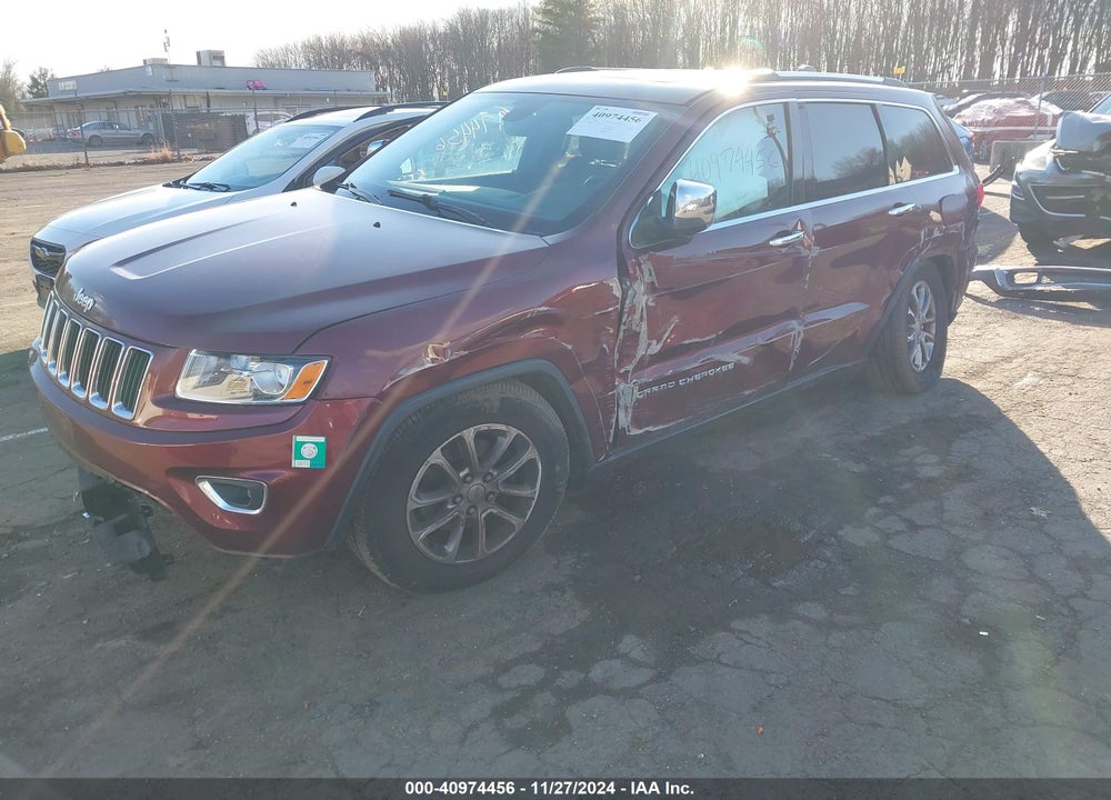 2016 JEEP GRAND CHEROKEE LIMITED VIN: 1C4RJFBG7GC333287