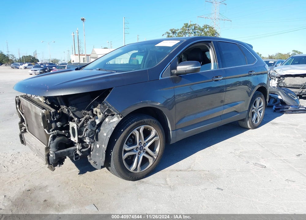2018 FORD EDGE TITANIUM VIN: 2FMPK3K97JBB44825