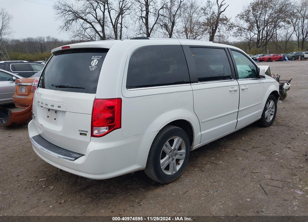 2012 DODGE GRAND CARAVAN CREW VIN: 2C4RDGDG0CR193451