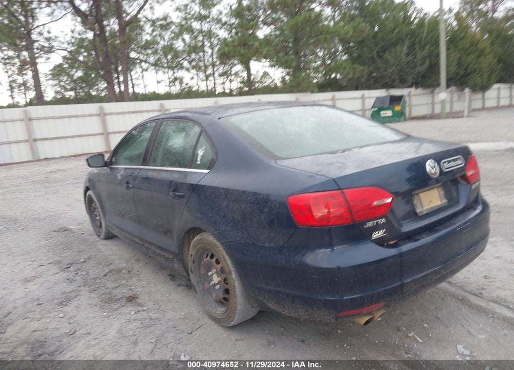 2013 VOLKSWAGEN JETTA 2.5L SE VIN: 3VWDP7AJXDM292625