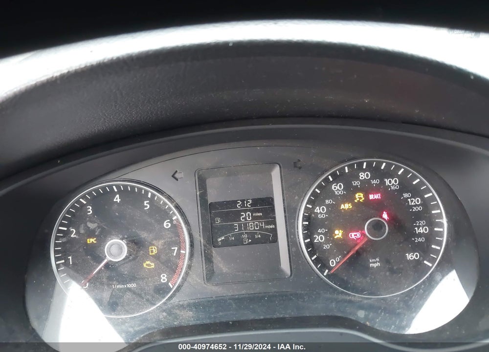 2013 VOLKSWAGEN JETTA 2.5L SE VIN: 3VWDP7AJXDM292625