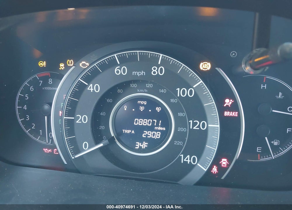 2013 HONDA CR-V EX-L VIN: 5J6RM3H78DL046222