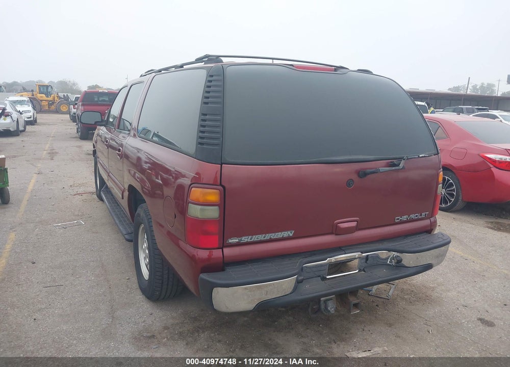 2003 CHEVROLET SUBURBAN 1500 LT VIN: 1GNEC16T43J134620