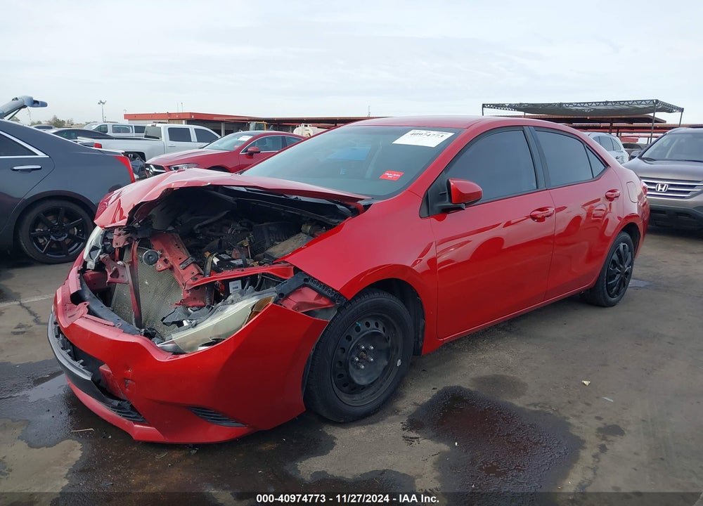 2016 TOYOTA COROLLA LE VIN: 2T1BURHE9GC705512