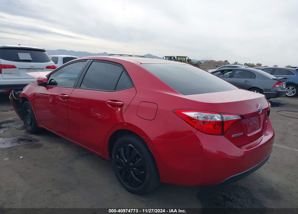 2016 TOYOTA COROLLA LE VIN: 2T1BURHE9GC705512