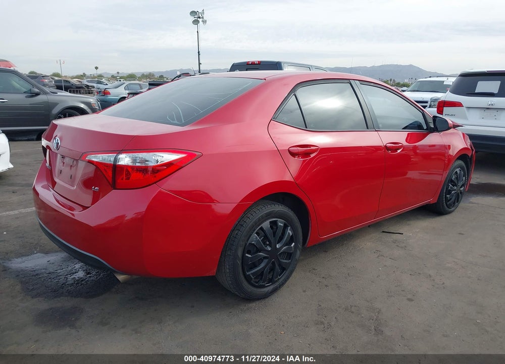 2016 TOYOTA COROLLA LE VIN: 2T1BURHE9GC705512