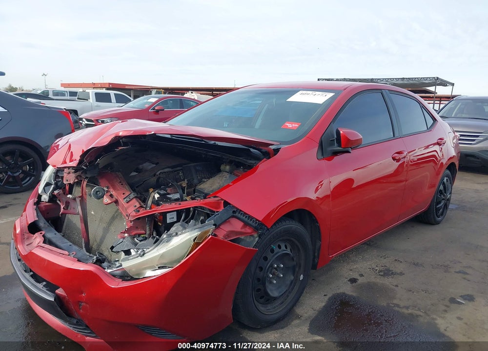 2016 TOYOTA COROLLA LE VIN: 2T1BURHE9GC705512