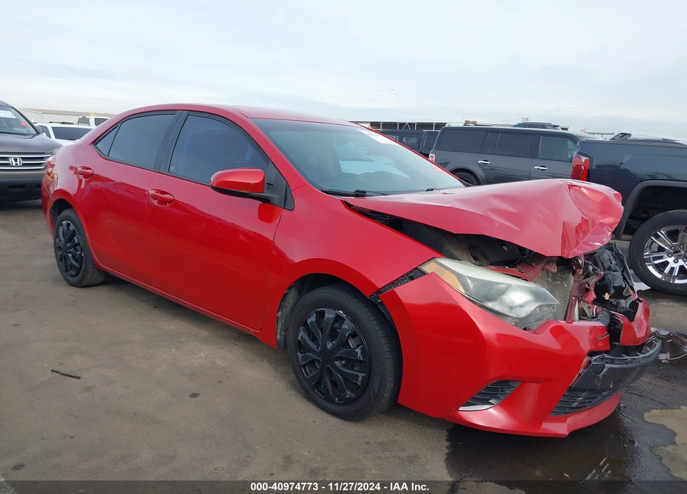 2016 TOYOTA COROLLA LE VIN: 2T1BURHE9GC705512