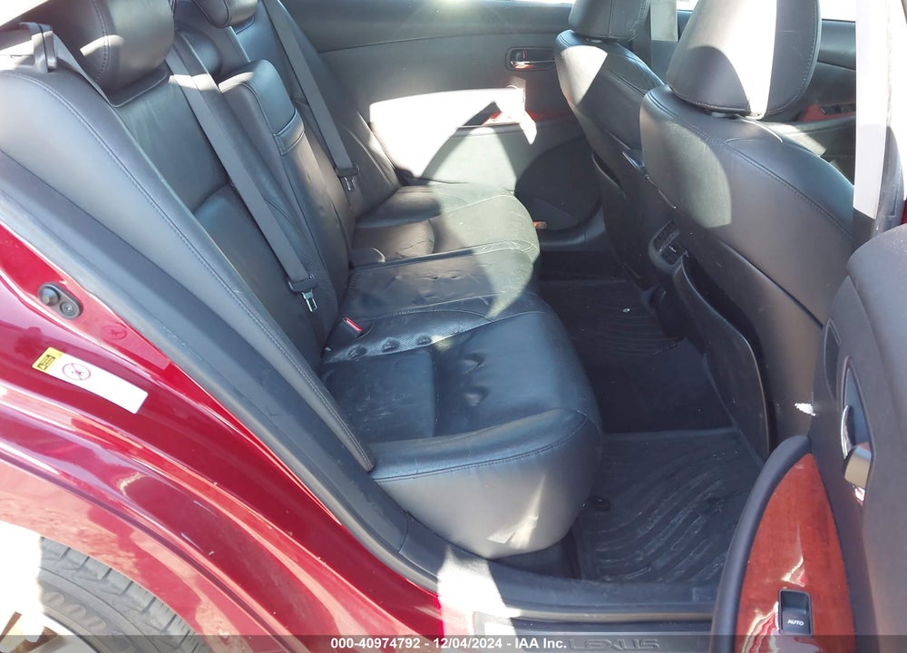 2009 LEXUS ES VIN: JTHBJ46G092274543