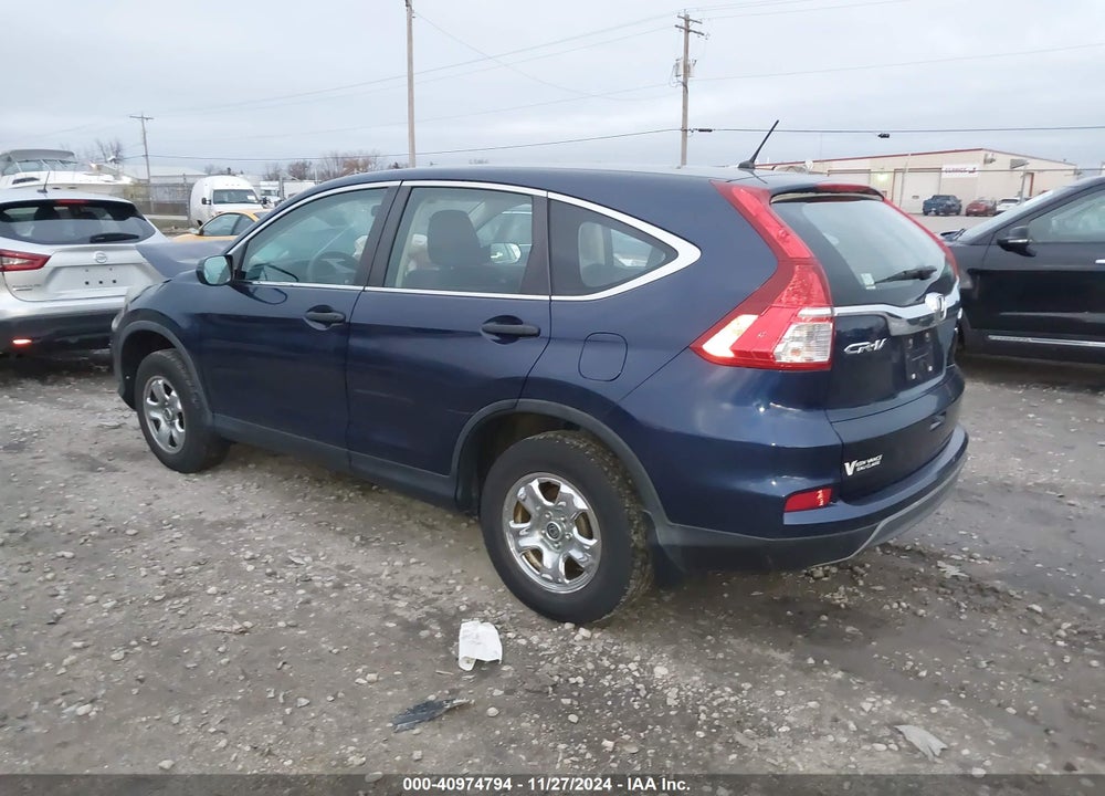 2015 HONDA CR-V LX VIN: 5J6RM4H3XFL054893